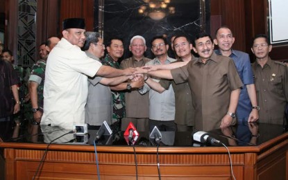Panglima TNI Gelar Pertemuan dengan Beberapa Gubernur