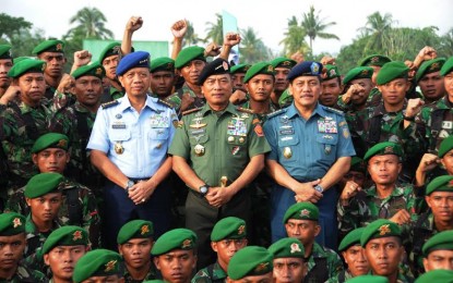 Panglima TNI Sidak Batalyon Infanteri 752 Papua Barat