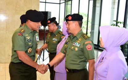 12 Perwira Tinggi TNI Naik Pangkat