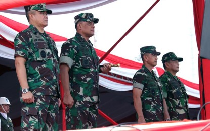 Panglima TNI Tinjau Gladi Bersih Peringatan HUT TNI ke-70