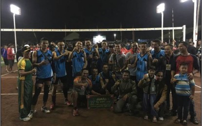 Yonif Mekanis 412 Kostrad Juara II Turnamen Bola Voly Gubernur Akmil Cup 2016