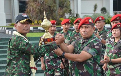 Danjen Kopassus Sambut Kedatangan Tim Menembak AARM TNI AD
