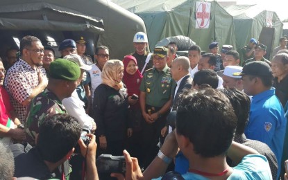 Panglima TNI Tinjau Lokasi Gempa Aceh