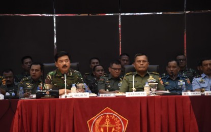 Panglima TNI Pimpin Tactical Floor Game Pengamanan Pemilu 2019