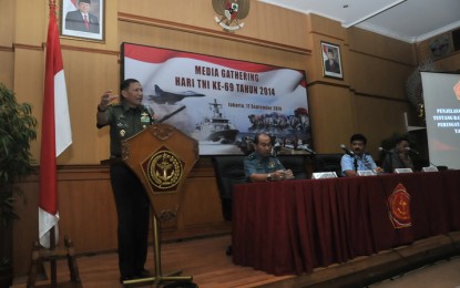 Puspen TNI Gelar Media Gathering Peringati HUT TNI ke-69