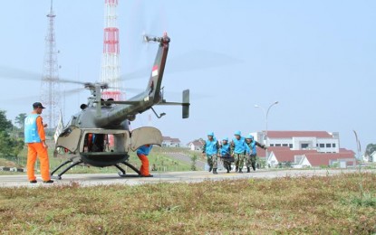 GPOI Garuda Canti Dharma Gelar Latihan Evakuasi Medis Udara