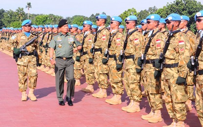 208 Prajurit TNI Siap Bertugas di Kongo dan Afrika Tengah