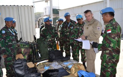 UNIFIL Periksa Kesiapan Operasional Batalyon Mekanis TNI di Lebanon