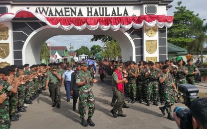 Panglima TNI Tinjau 3 Satuan di Ambon