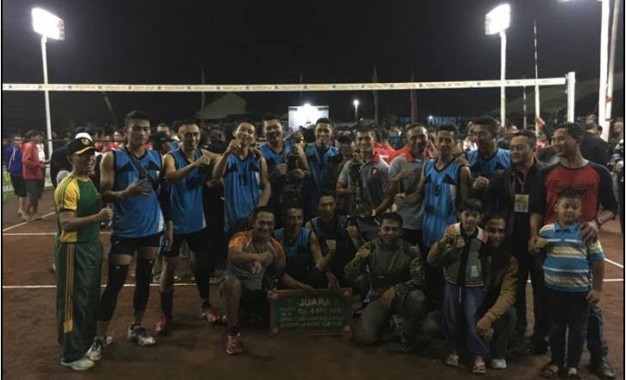 Yonif Mekanis 412 Kostrad Juara II Turnamen Bola Voly Gubernur Akmil Cup 2016